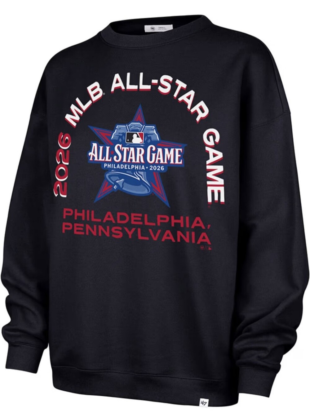 NWT Philadelphia Phillies Navy Blue All Star Game Sweatshirt 2026 MLB 47 Brand M